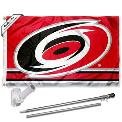 Carolina Hurricanes Flag Pole and Bracket Set
