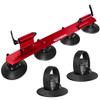 ROCKBROS Sucker Bike Rack for Car Roof Suction Cup Bicycle Carrier Quick Release Aluminium Alloy Roof Rack for 2 Bikes view 1