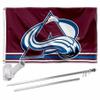 Colorado Avalanche Flag Pole and Bracket Set view 1