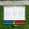 FORZA 18in x 12in Double-Sided Sports Coaching Whiteboard | 13 Sports Options - Magnetic Markers, Pen, and Eraser Included (Soccer, Without Carry Bag) view 1
