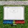 FORZA 18in x 12in Double-Sided Sports Coaching Whiteboard | 13 Sports Options - Magnetic Markers, Pen, and Eraser Included (Soccer, Without Carry Bag) view 4