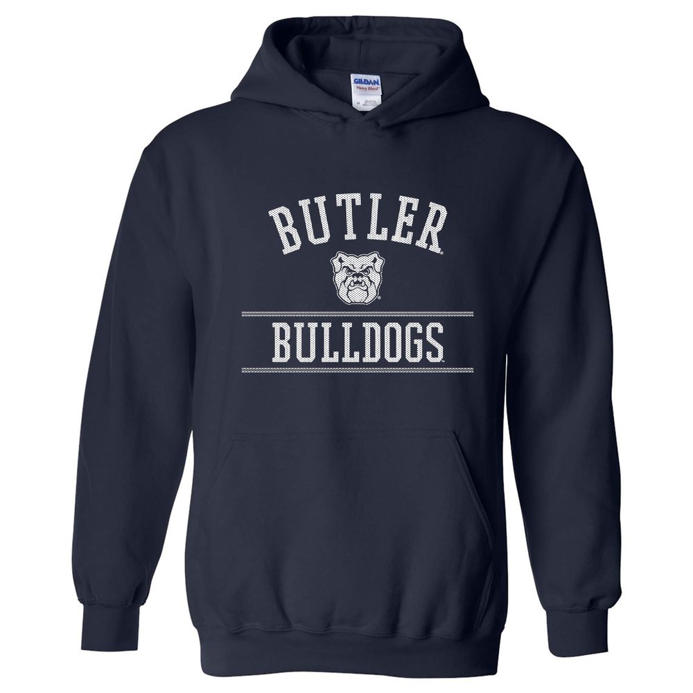 AH1161 - Butler Bulldogs Mesh Arch Hoodie - Large - Navy