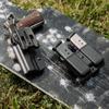 OWB Double Mag Pouch for Glock 20, 21, 29, 30, 40, 41, H&K USP .45 & More - USA Made - Signature Double Magazine Carrier with Tek-Lok Belt Attachment Clip by Blade-Tech Holsters view 3
