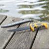 Smiths 51093 Lawaia 7-Inch Fillet Knife Yellow Stainless Steel Blade TPE Soft Grip Handle Durable Plastic Sheath Lanyard Hole Saltwater Fillet Knife Razor Sharp Fish Deboning view 2