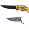 Smiths 51093 Lawaia 7-Inch Fillet Knife Yellow Stainless Steel Blade TPE Soft Grip Handle Durable Plastic Sheath Lanyard Hole Saltwater Fillet Knife Razor Sharp Fish Deboning view 3