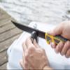 Smiths 51093 Lawaia 7-Inch Fillet Knife Yellow Stainless Steel Blade TPE Soft Grip Handle Durable Plastic Sheath Lanyard Hole Saltwater Fillet Knife Razor Sharp Fish Deboning view 4
