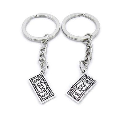 1 Item Metal Keychain Keyring Key Tags Chains Rings Jewelry Bag Charms AL2A8 100 US Dollar
