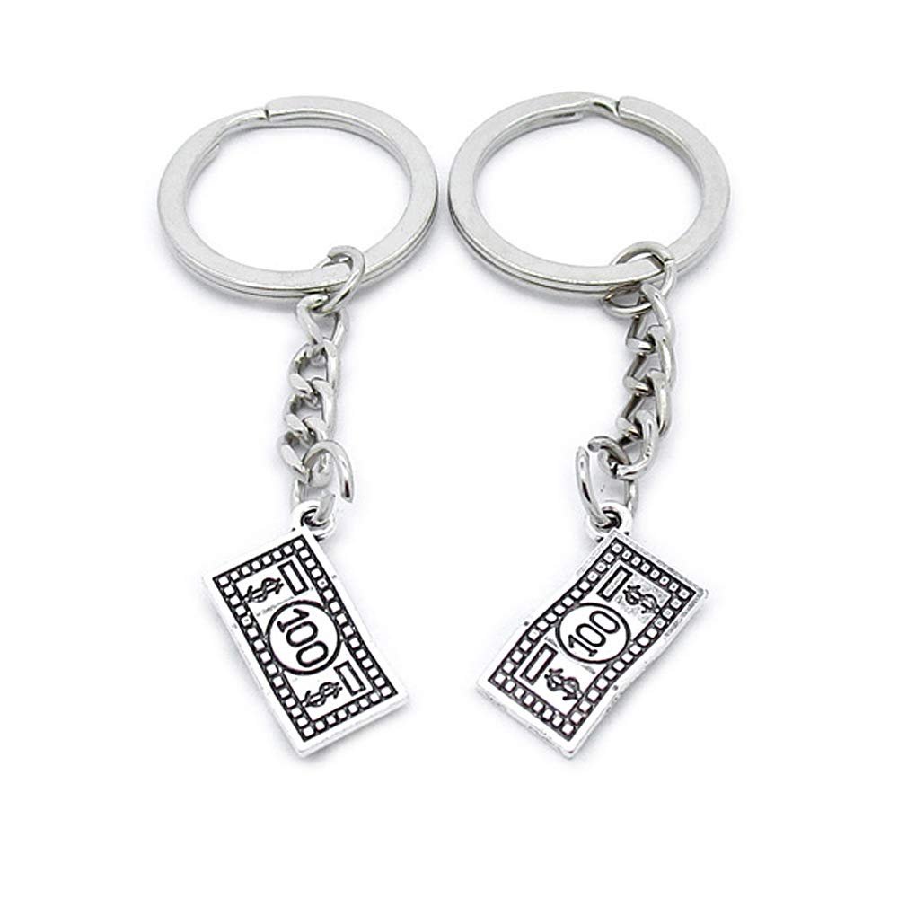 1 Item Metal Keychain Keyring Key Tags Chains Rings Jewelry Bag Charms AL2A8 100 US Dollar