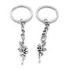 1 Item Metal Keychain Keyring Key Tags Chains Rings Jewelry Bag Charms D4BC7 Fairy Angel view 1