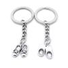 5 Items Metal Keychain Keyring Key Tags Chains Rings Jewelry Bag Charms CB2W8 Children Cloth Shoes view 1