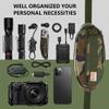Rough Enough Tactical Fanny Pack for Men Crossbody Waist Bag for Hunting Fishing Hiking Travel Army Green Camo Cordura view 2