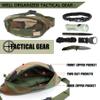 Rough Enough Tactical Fanny Pack for Men Crossbody Waist Bag for Hunting Fishing Hiking Travel Army Green Camo Cordura view 4