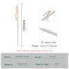 iBasingo 30cm Heavy Duty Titanium Tent Stakes 6-Pack, for High Wind & Rocky Ground, TC4 8mm 71.5g/pc with Reflective Guy Lines Ti4012P view 2