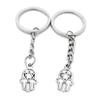 100 Items Metal Keychain Keyring Key Tags Chains Rings Jewelry Bag Charms M3YT9 Hamesh Hamsa Hand of Fatima