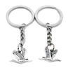 5 Items Metal Keychain Keyring Key Tags Chains Rings Jewelry Bag Charms H9HY2 Wild Goose view 1