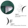 G4Free 62 inch Extra Large Windproof Golf Umbrella Auto Open Umbrella Double Canopy Vented Anti UV Sun Protection Oversize Stick UmbrellasDark Green view 4
