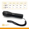 SAMLITE LED Flashlight High Powered  1200 Lumens Bright Zoomable Spotlight or Floodlight - 5 Modes - Brightest Ultra Light, Pocket Size, Waterproof, Tactical - Camping, Travel, Emergencies view 2