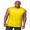 KingSize Men's Big & Tall Shrink-Less Lightweight Muscle T-Shirt - 8XL, Cyber Yellow view 1