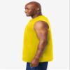 KingSize Men's Big & Tall Shrink-Less Lightweight Muscle T-Shirt - 8XL, Cyber Yellow view 4