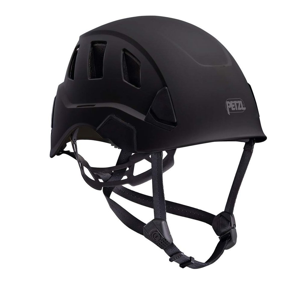 Petzl Strato Vent Rope Access Rescue Black Helmet ANSI Z89.1 OSHA