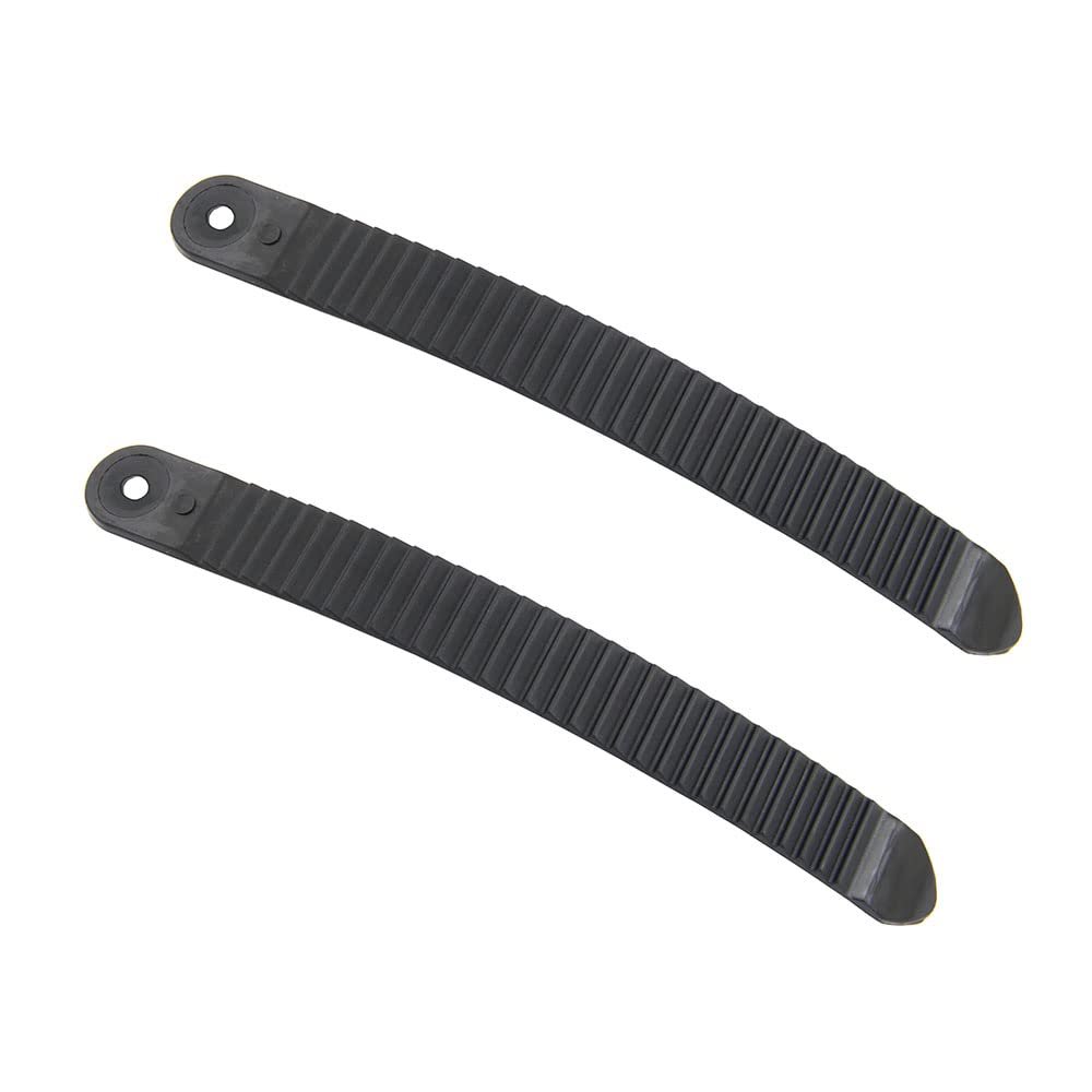 UP100 1 Pair Snowboard Ankle Ladder Strap TPEE Snow Board Binding Straps Replacement Black 8.5 inch Length