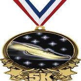 5K Medals, 3" Running Medals, Great 5K Running Medal Awards Gold 50 Pack Prime