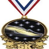 5K Medals, 3" Running Medals, Great 5K Running Medal Awards Gold 50 Pack Prime