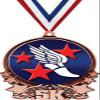 5K Medals, 3" Majestic Winged Foot Medal, Great 5K Running Medal Awards Bronze 50 Pack Prime view 1