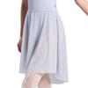 118143002 Baiwu Mesh Pull on Long Ballet Skirt Girls Basic Dance Skirt (M 165, Fog Blue) view 2