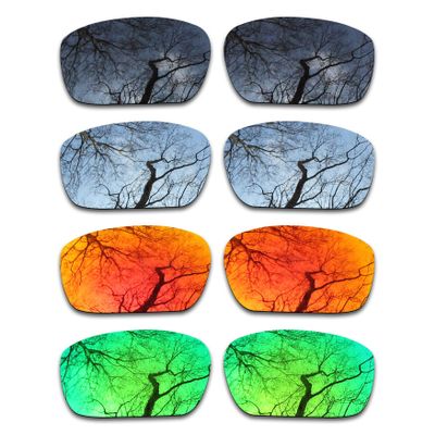 ToughAsNails Set of 4 Polarized Replacement Lenses for Oakley Badman Pack-BSFE2