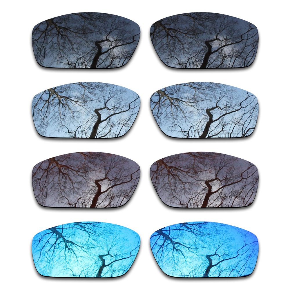 ToughAsNails Set of 4 Polarized Replacement Lenses for Oakley Splinter Pack-BSBI1