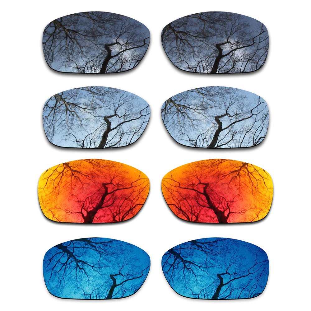 ToughAsNails Set of 4 Polarized Replacement Lenses for Oakley Ten X Pack-BSFM4