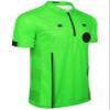 FitsT4 Sports Pro Soccer Referee Jersey Short Sleeve Ref Shirts Green X-Small view 3