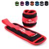 Ankle Weights for Women, Men and Kids - 0.5 LB x 2 Strength Training Wrist/Leg/Arm Weight with Adjustable Strap for Jogging, Gymnastics, Aerobics, Physical Therapy (Red) view 1