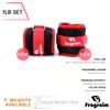 Ankle Weights for Women, Men and Kids - 0.5 LB x 2 Strength Training Wrist/Leg/Arm Weight with Adjustable Strap for Jogging, Gymnastics, Aerobics, Physical Therapy (Red) view 2
