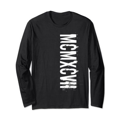 21st Birthday Shirt, Year 1997 in Roman Numerals MCMXCVII