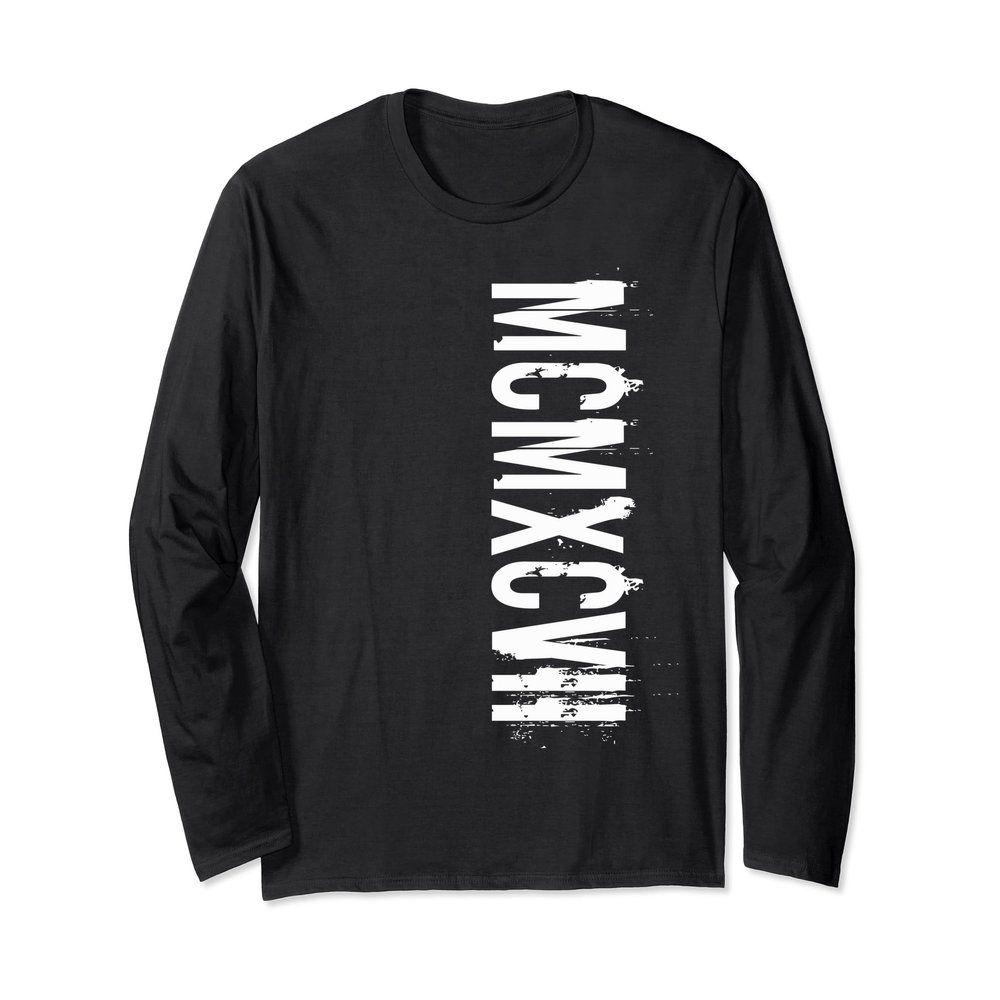 21st Birthday Shirt, Year 1997 in Roman Numerals MCMXCVII