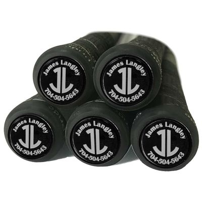 Personalized Golf Club Finders with 2-Letter Monogram~Laser Engraved~Set of 14~4 Color Options~5 Engraving Styles