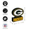 Team Sports America NFL Green Bay Packers Fun Colorful Mascot Statue 12 Inches Tall view 4