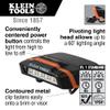Klein Tools 56402 LED Light, Cap Visor Clip Light has Pivoting Head, 2xAAA Batteries, for Work, Running, Outdoor Hiking, Camping, Fishing view 2