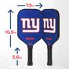 Franklin Sports New York Giants Pickleball Paddle - Pickleball X - Polypropylene Core, Team Logo - NFL Official Licensed Product view 2