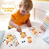 30Pack Make A Woodland Creatures Stickers - Party Supplies for Baby Showers & Birthdays, Includes Fox, Owl, Bear, Squirrel, Deer, Raccoon view 2