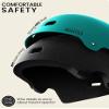 OutdoorMaster Skateboard Cycling Helmet - Two Removable Liners Ventilation Multi-Sport Scooter Roller Skate Inline Skating for Kids, Youth & Adults - M - Sea Green view 2