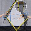 Exacme Enclosure Set Inner Safety Net with 12 Poles for 15 Foot C-Series Trampoline 6181 view 4