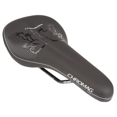CHROMAG Trailmaster DT Unisex Adult MTB/MTB/Cycle/VAE/E-Bike Saddle, Black, 140 x 284 mm