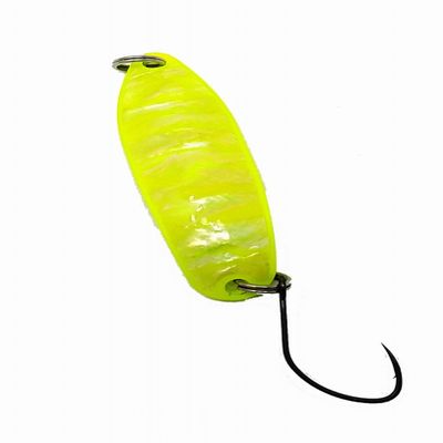 Anglers System Lure Spoon BUX Bucks [Limited Color] 0.2 oz (6.5 g), Shell Yellow
