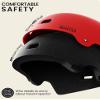 OutdoorMaster Skateboard Cycling Helmet - Two Removable Liners Ventilation Multi-Sport Scooter Roller Skate Inline Skating for Kids, Youth & Adults - M - Red view 2