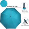G4Free 62 inch Extra Large Windproof Golf Umbrella Automatic Open Umbrella Double Canopy Vented Sun UV Protection Oversize Stick Umbrellas?Sky Blue? view 4