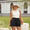 GRACE KARIN Women High Waist Summer Beach Casual Shorts M Black view 4
