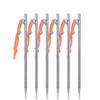 iBasingo 6 pcs Titanium Alloy Tent Pegs Outdoor Camping Awning Tent Stakes Lightweight Tent Nail Ti4012P-20CM view 1